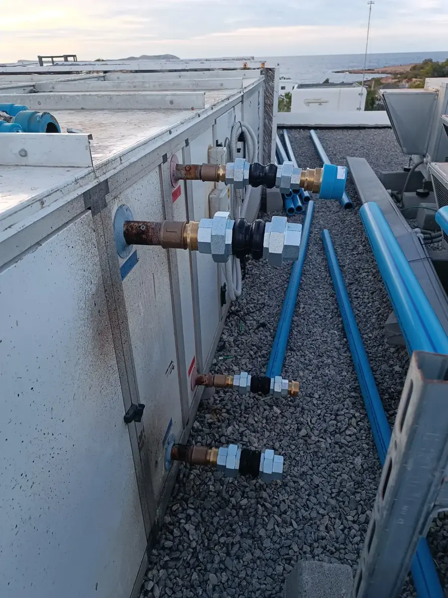 Instalación de climatización hidráulica