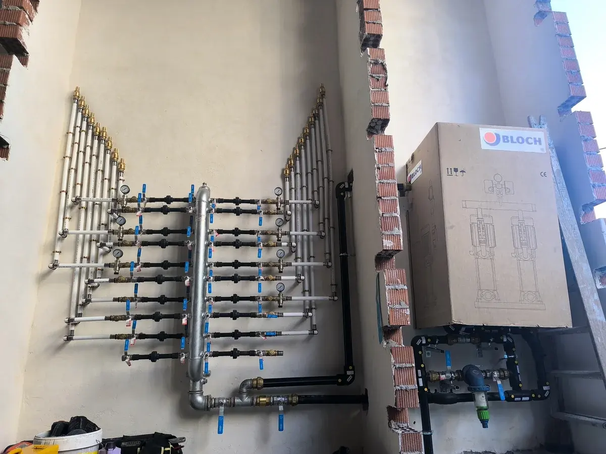 Sala técnica hidráulica