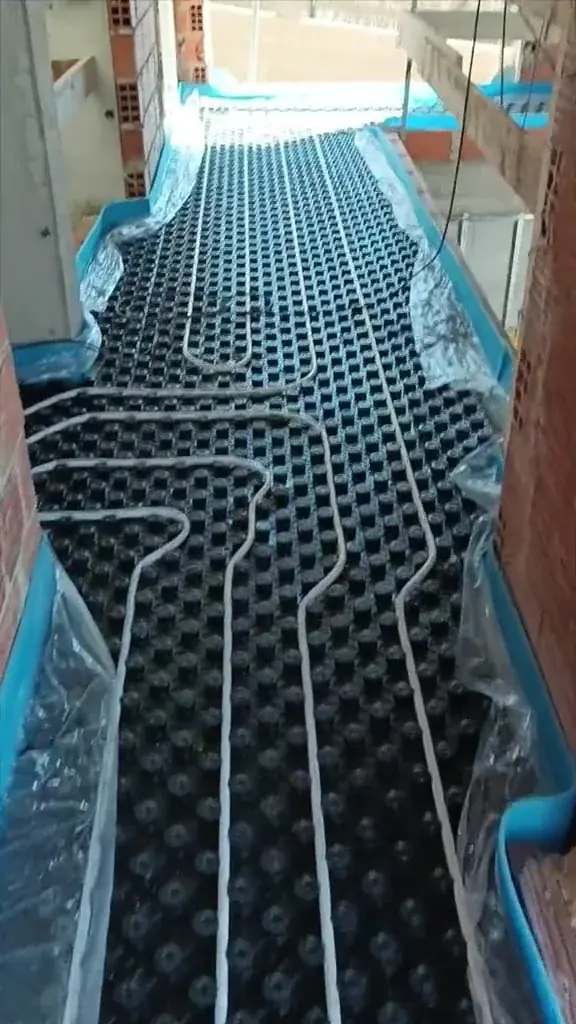 Instalación de suelo radiante